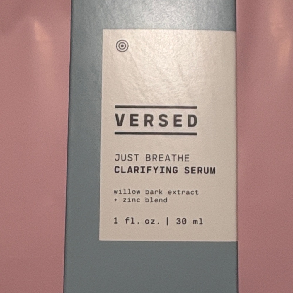 NEW Versed clarifying serum JUST BREATHE  1oz/30ml Sealed